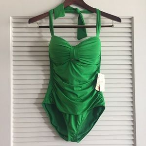 Tommy Bahama Halter Cup 1 Piece Swimsuit